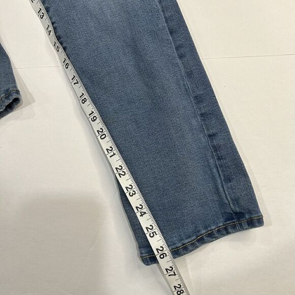 Old Navy Boys Karate Slim Built In Flex Max Distressed Faded Jeans Youth Size 12 - Picture 8 of 10